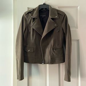 Banana Republic Olive Suede Jacket